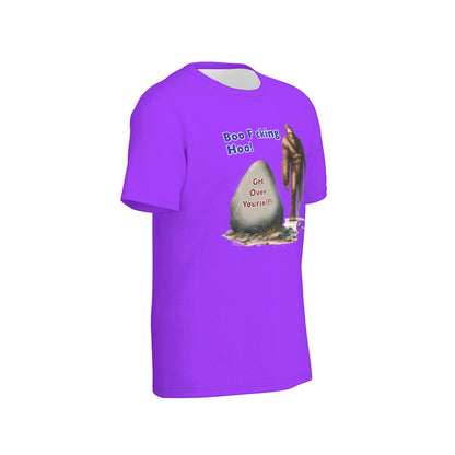 Bigfoot / Sasquatch "Boo f cking hoo..", Unisex Short Sleeve O-Neck Cotton T Shirt