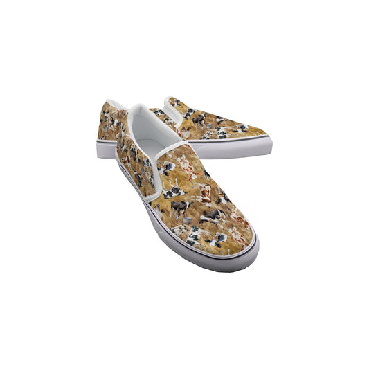 10 Animal Designs, Men's Slip On Sneakers