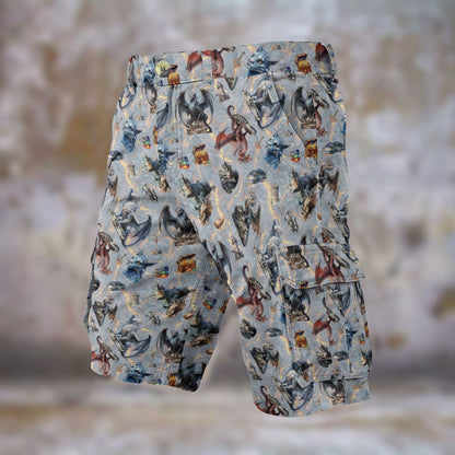 Dragons, Men’s Cargo Shorts