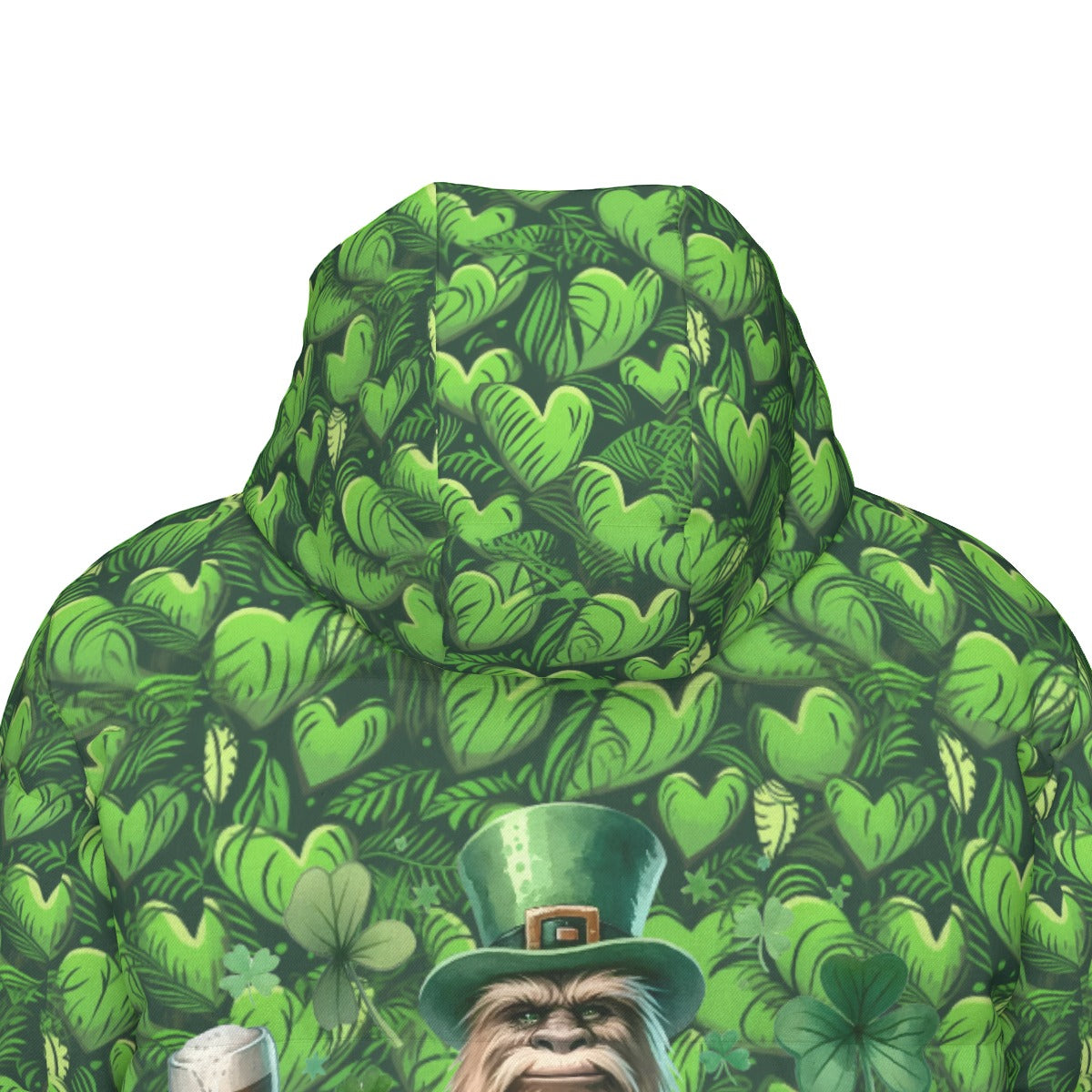 Bigfoot / Sasquatch St. Patrick, Long Down Jacket / Coat