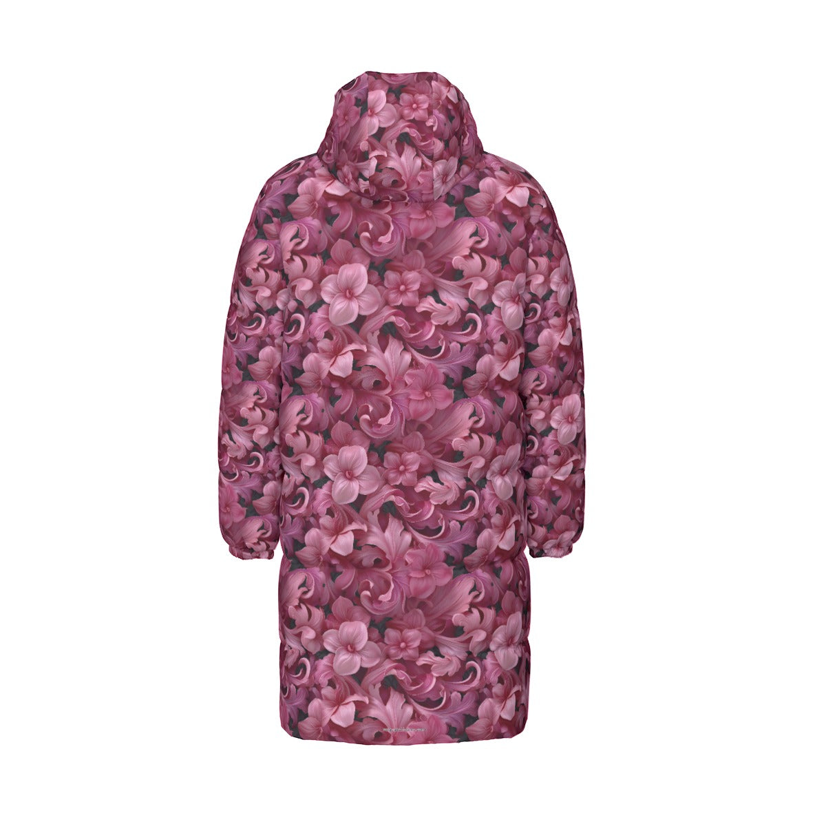 10 Flower Designs, Long Down Jacket / Coat