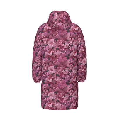 10 Flower Designs, Long Down Jacket / Coat