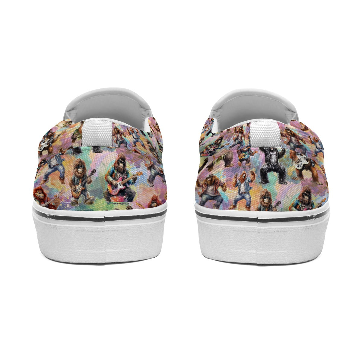 Sasquatch Bigfoot, Women's Slip On Sneakers