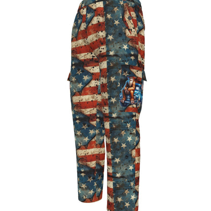 US Flag, Men’s Cargo Pants w/ Pockets