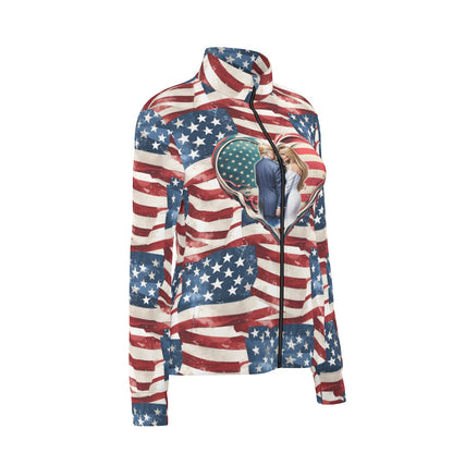 Donald & Melania Trump, Women’s Long Sleeve Thumbhole Jacket