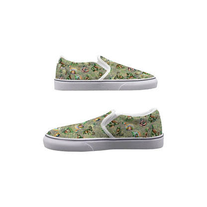 12 Bigfoot Designs Kids Slip On Canvas Sneakers, Slip On Shoes, No Touch Shoes