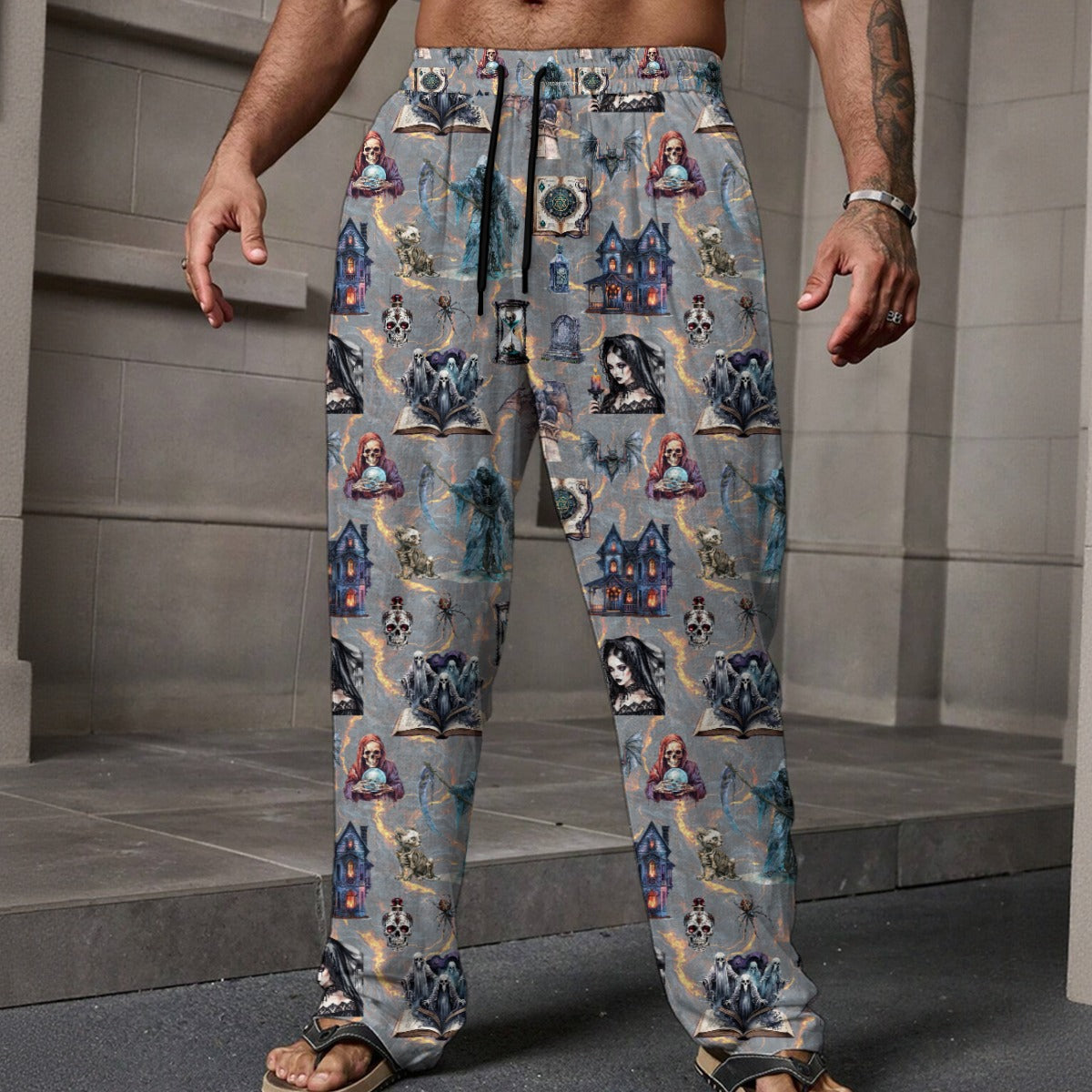 10 Misc Designs, Men’s Loose Casual Pants W/ Pocket