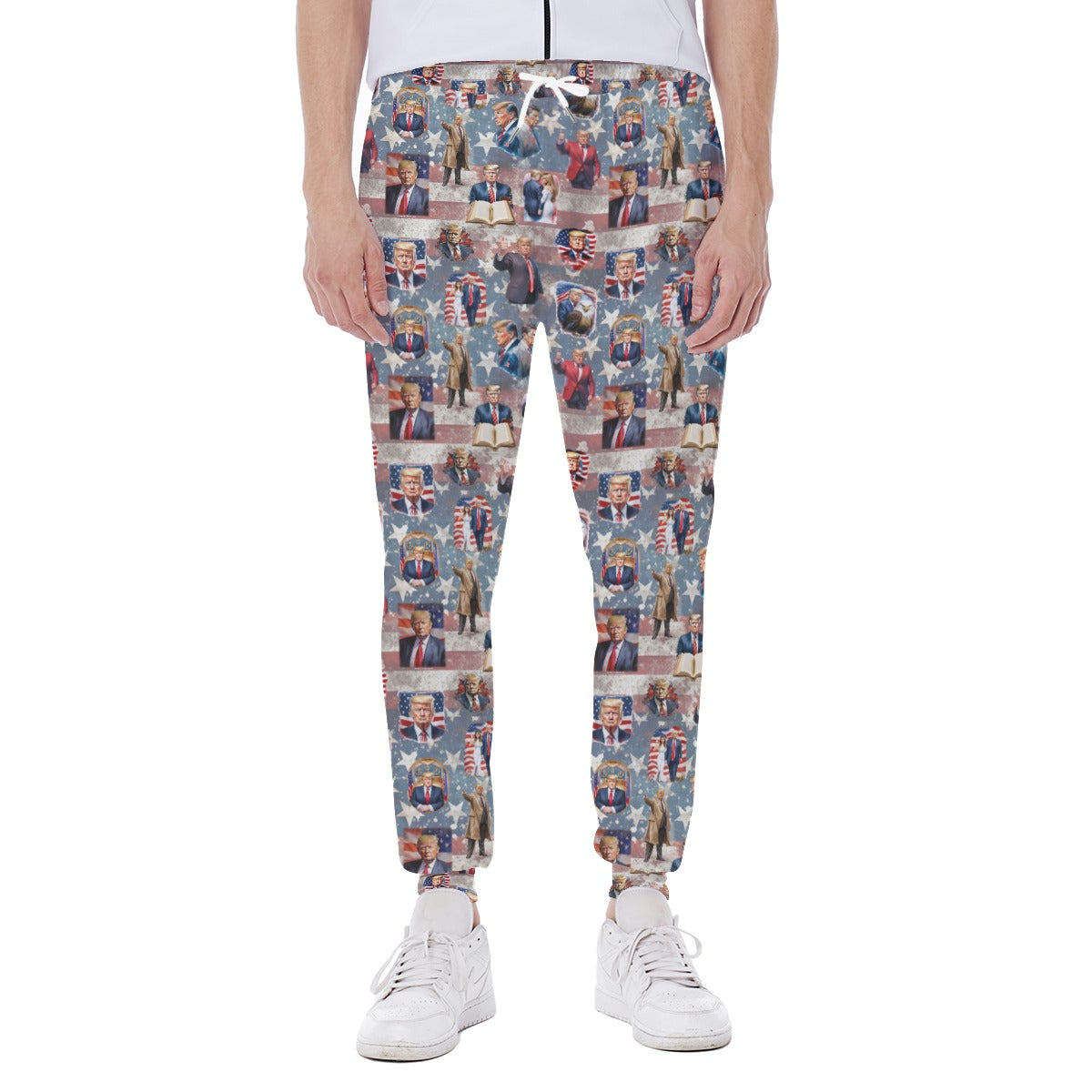 10 Donald Trump Designs, Men’s Sweatpants w/ Back Pocket