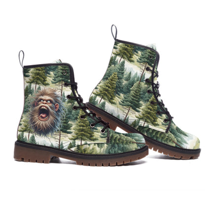 Bigfoot / Sasquatch in Woods, Men’s Martin Short Boots