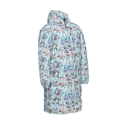 6 Alien Designs, Long Down Jacket / Coat