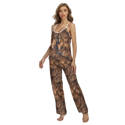 Bigfoot Cowboy, Women's Cami Pajamas Set
