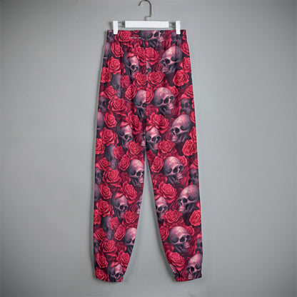 Skulls N Roses, Women’s Sweatpants, Workout Pants