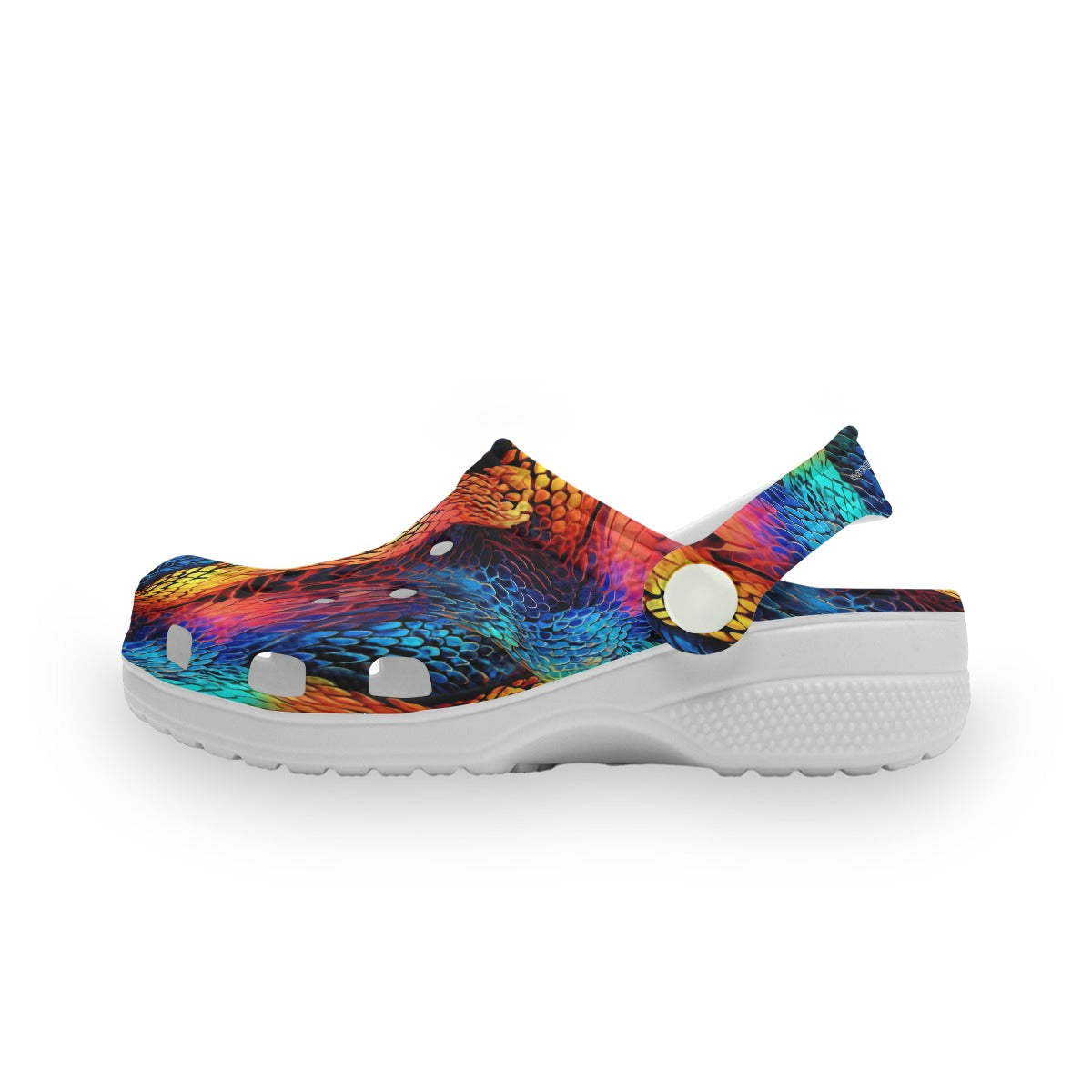 Rainbow Dragon Skin, Children’s Holed, Mule, Clogs, EVA, Gator Shoes