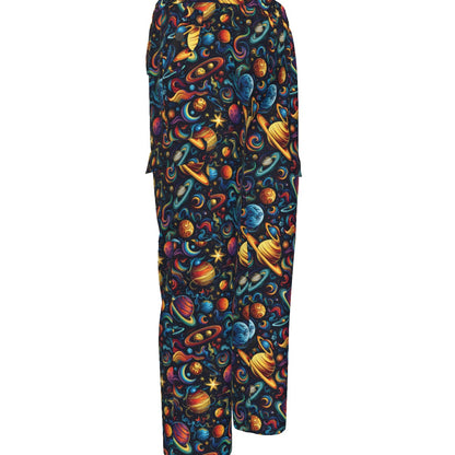 12 Galaxy / Outer Space Designs, Men’s Cargo Pants w/ Pockets