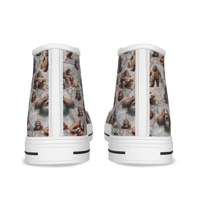 16 Sasquatch Designs, Kids Canvas Sneaker, Tennis Shoes