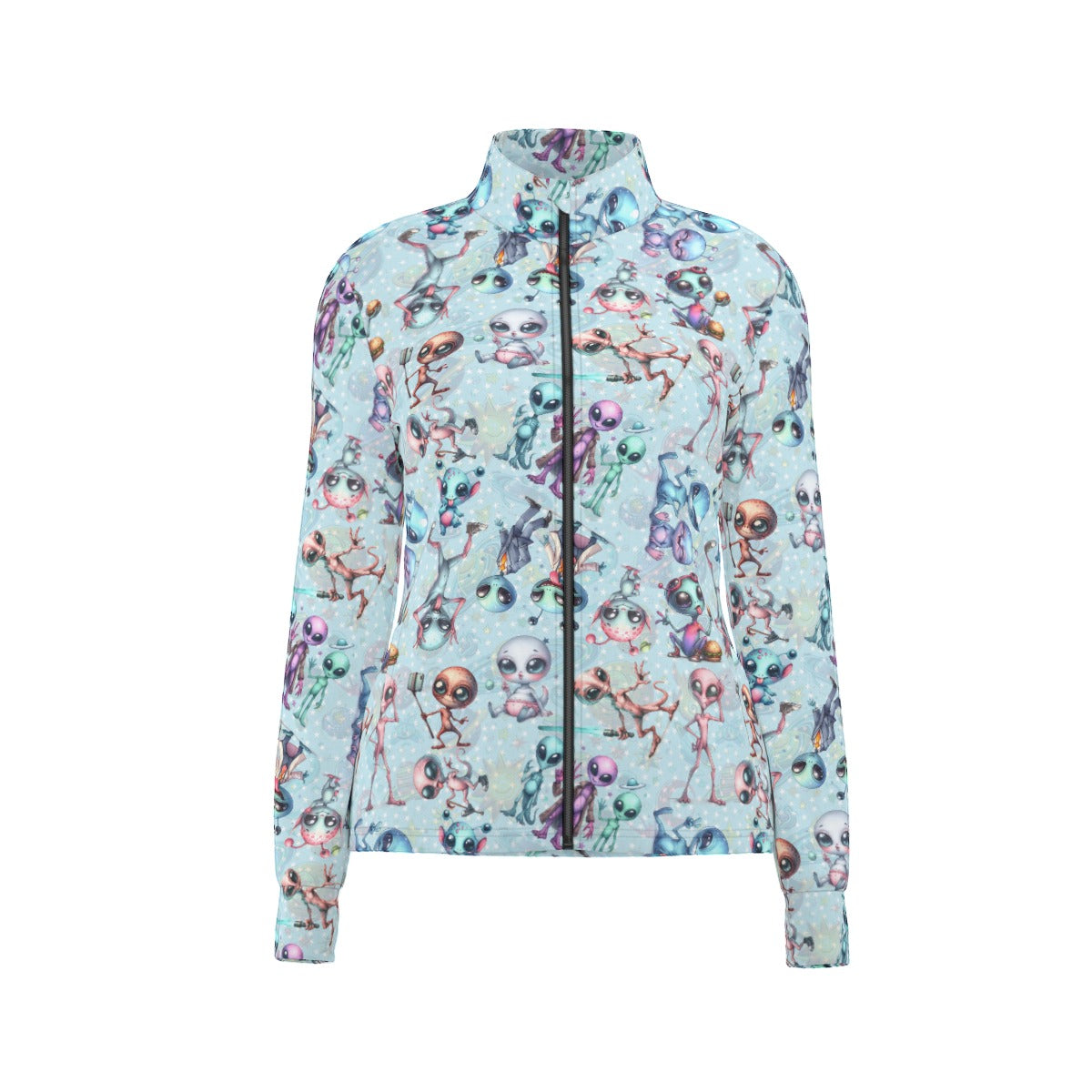 6 Alien Designs, Women’s Long Sleeve Thumbhole Jacket