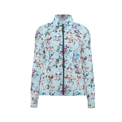 6 Alien Designs, Women’s Long Sleeve Thumbhole Jacket