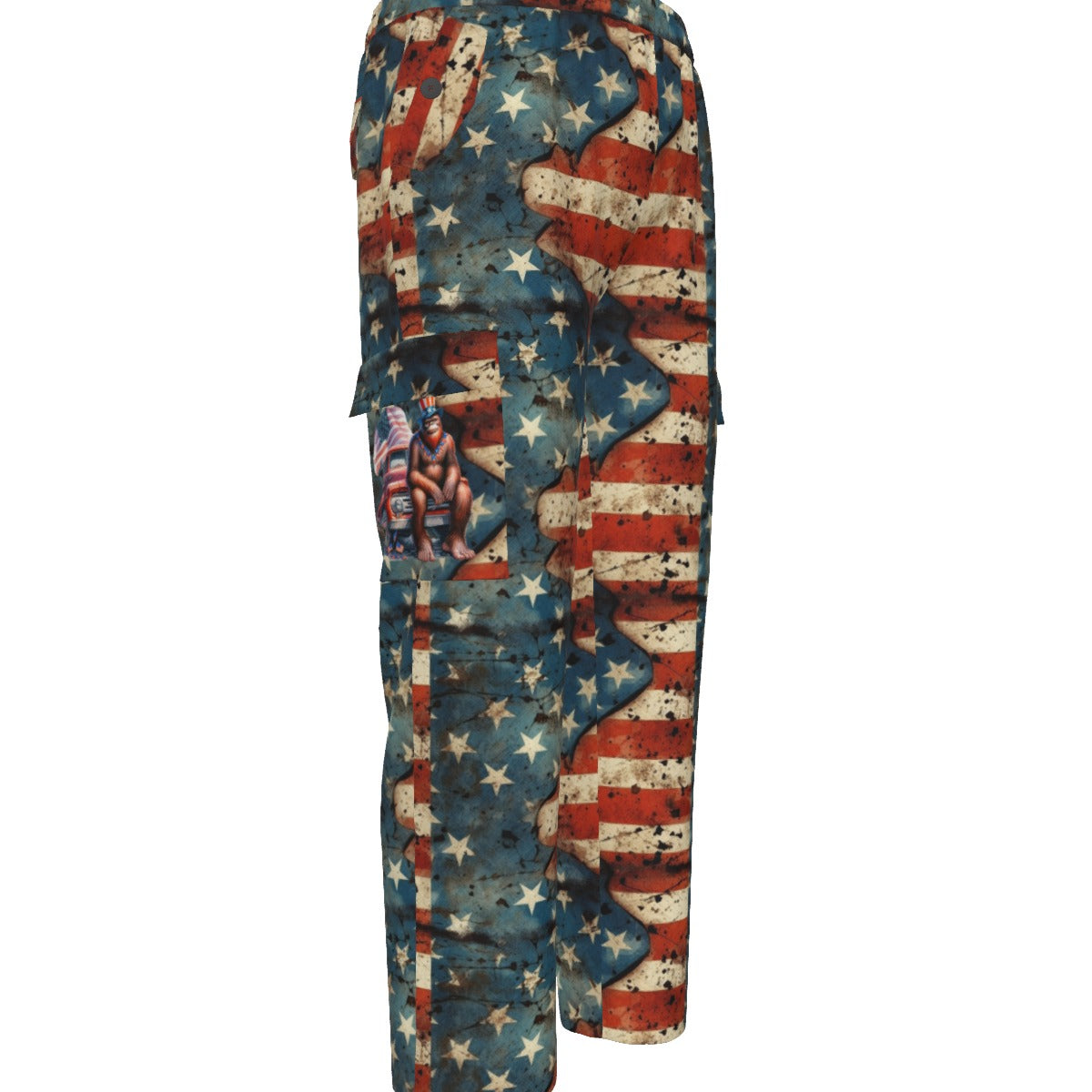 US Flag, Men’s Cargo Pants w/ Pockets