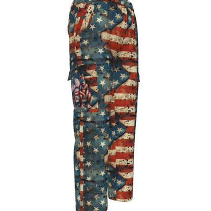 US Flag, Men’s Cargo Pants w/ Pockets