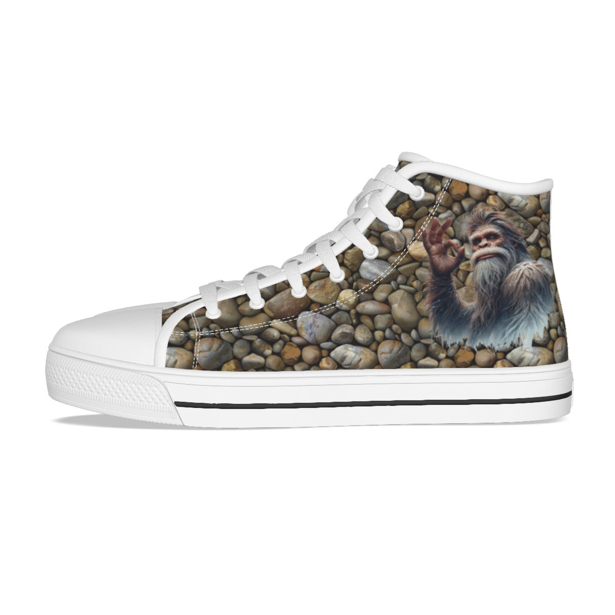 Bigfoot, Sasquatch Kids Canvas Sneaker, Tennis Shoes