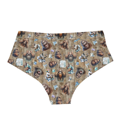 10 Bigfoot / Sasquatch Designs, Men’s Polyester Triangle, Low Rise Underwear