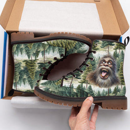 Bigfoot / Sasquatch in Woods, Men’s Martin Short Boots
