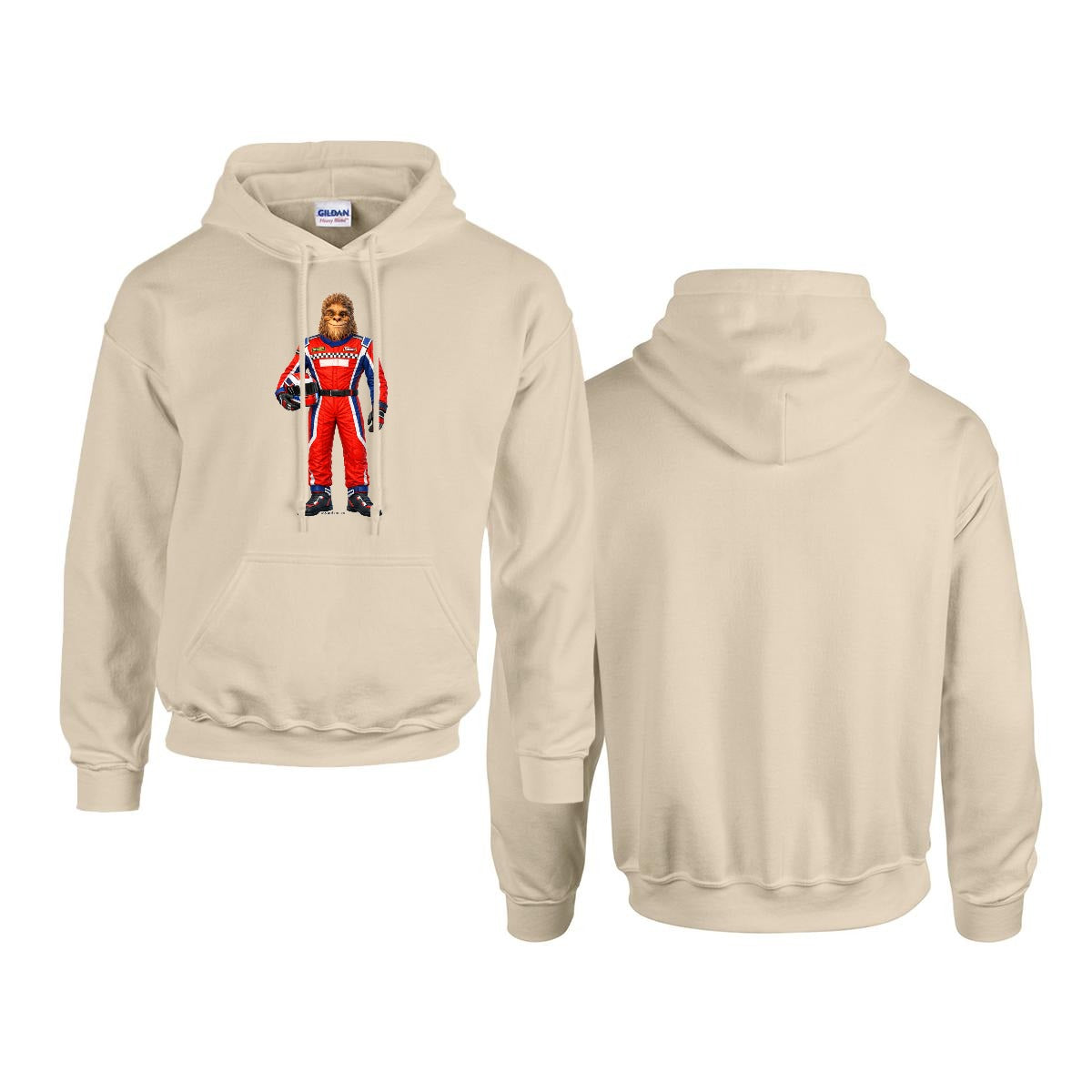 Sasquatch, Bigfoot Design, Gildan 18500 Poly-Cotton Hoodie