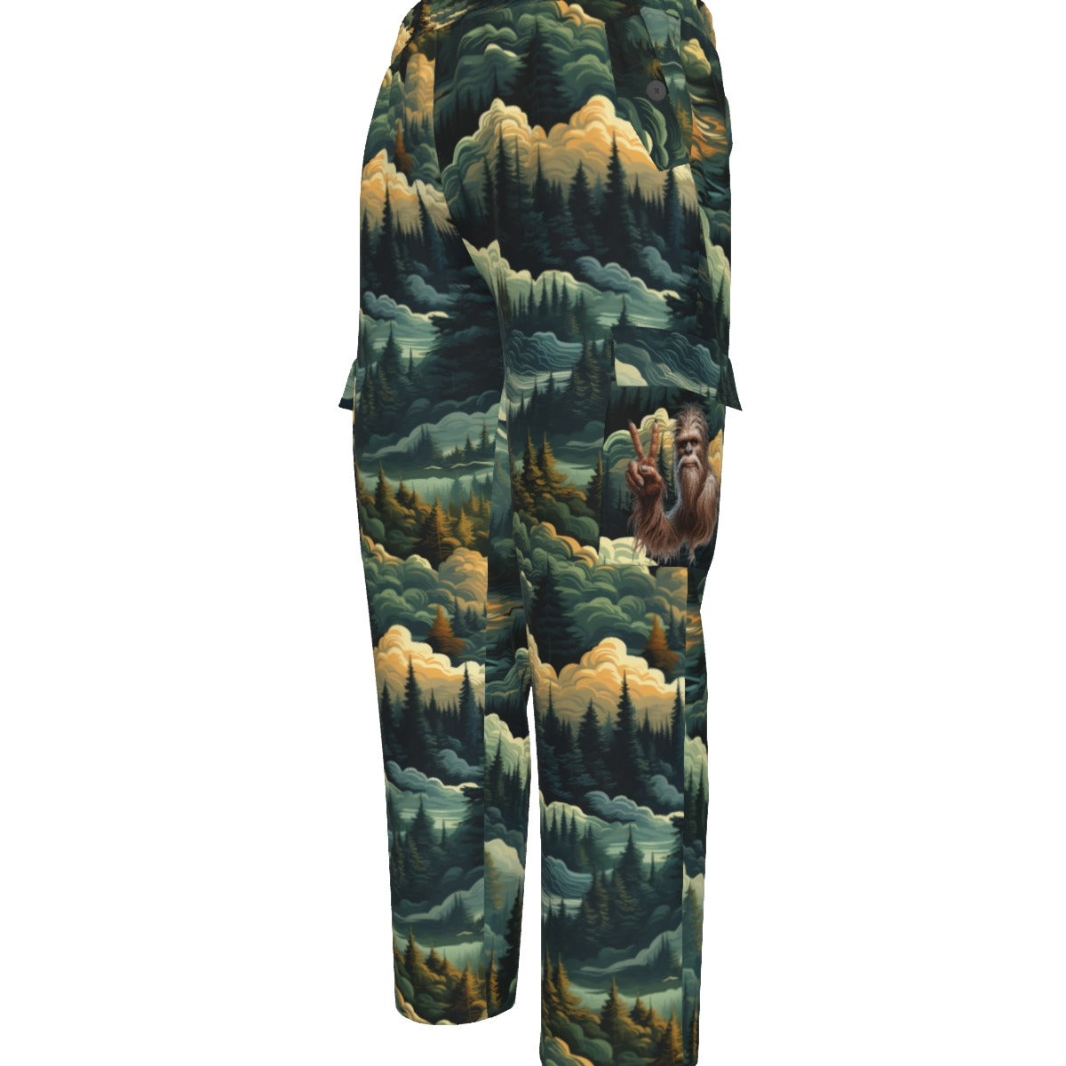 Bigfoot / Sasquatch Pockets, Men’s Cargo Pants w/ Pockets