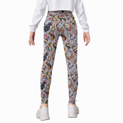 8 Patriotic Designs, Kid’s Stretchy Leggings