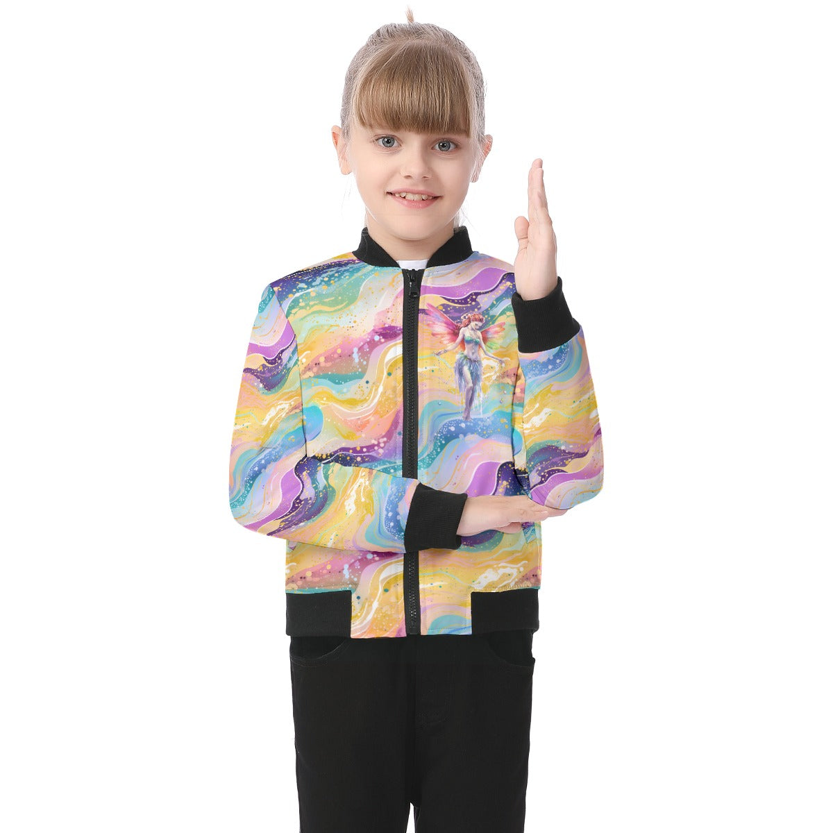 Rainbow Fairy, Kid’s Bomber Jacket