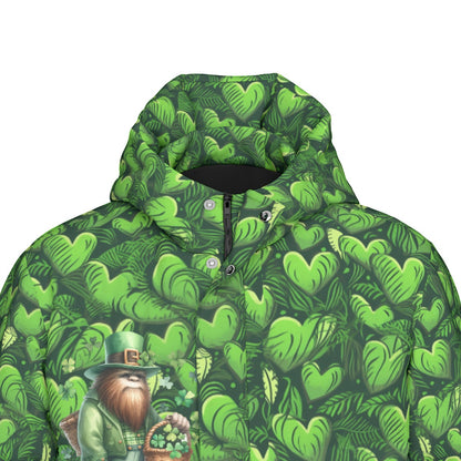 Bigfoot / Sasquatch St. Patrick, Long Down Jacket / Coat