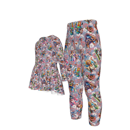 8 Patriotic Designs, Girl’s 2 Piece Casual Suit