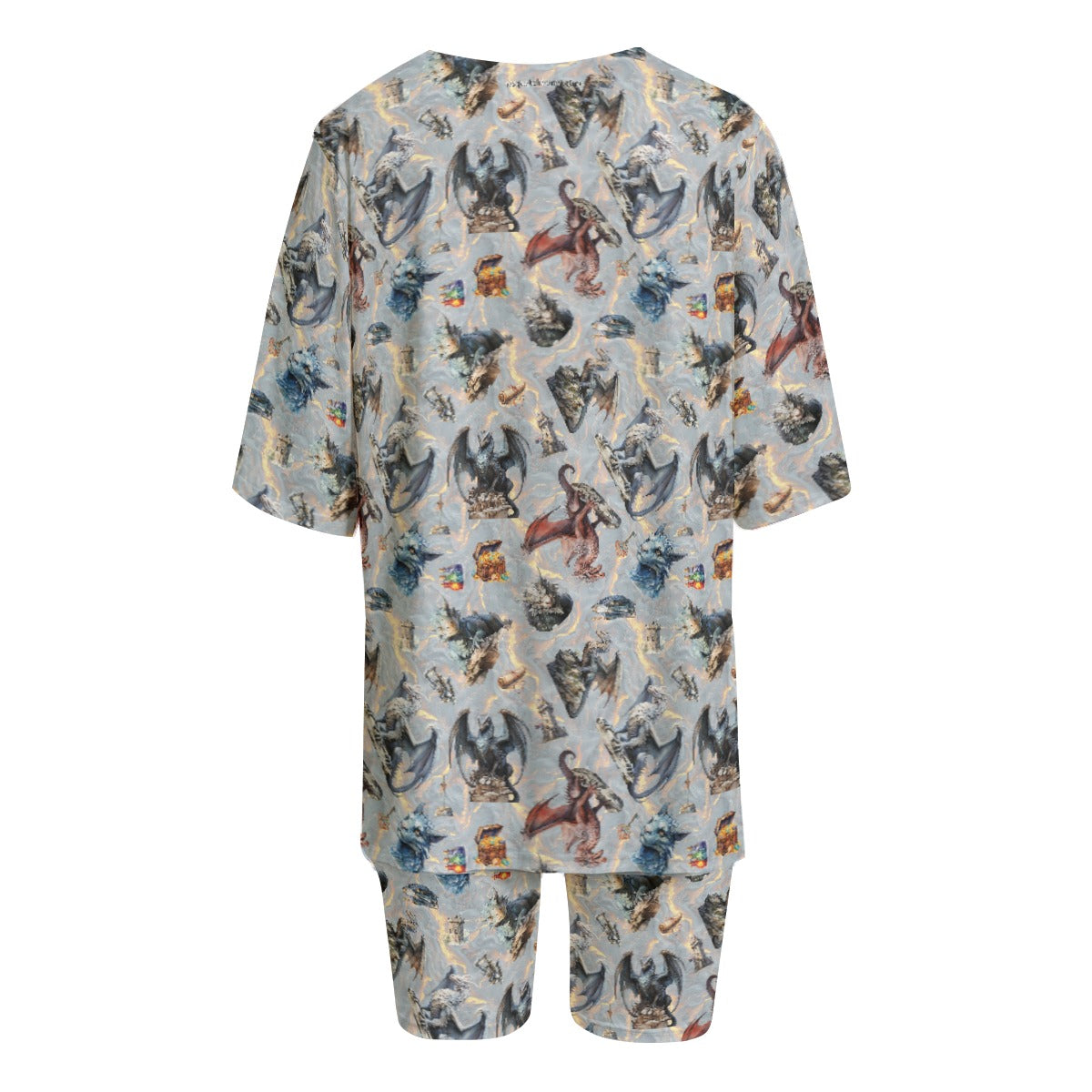Dragon Design, Women’s 2 Piece T Shirt Set With Short Sleeve