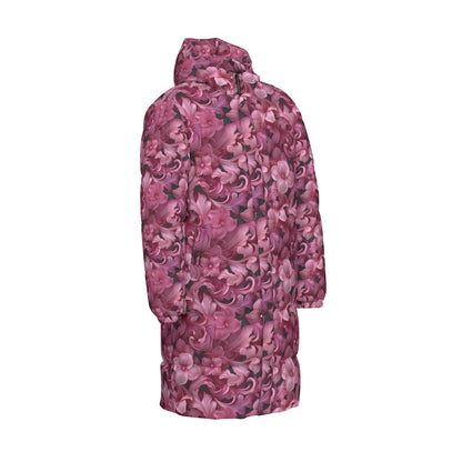 10 Flower Designs, Long Down Jacket / Coat