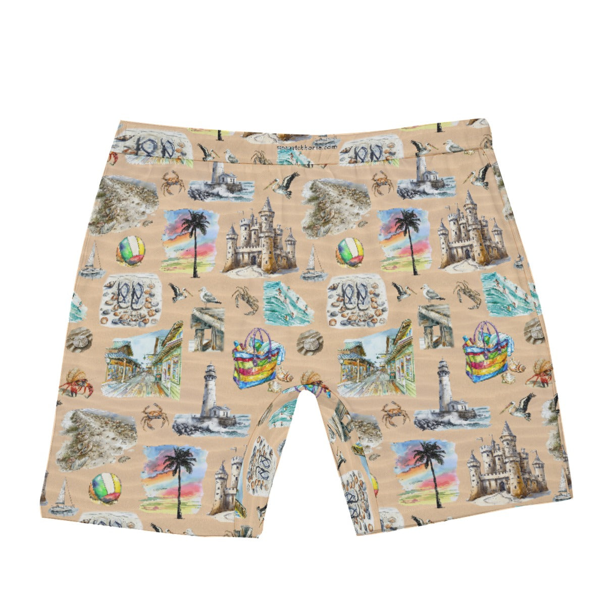 10 Misc Designs, Men’s Long Boxer Briefs