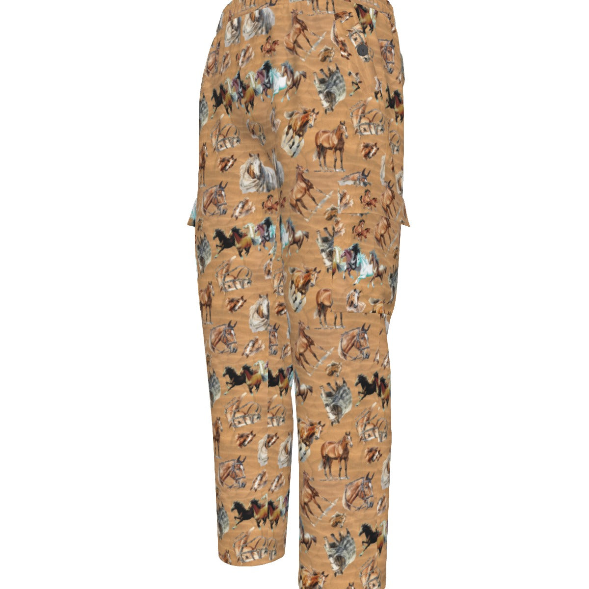 10 Animal Designs, Men’s Cargo Pants w/ Pockets