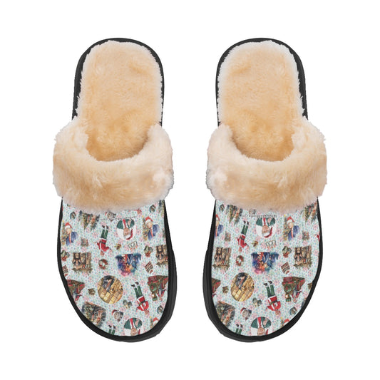 10 Donald Trump Designs, Men’s Plush, Fuzzy Slippers