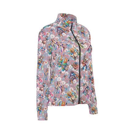 8 Patriotic Designs, Women’s Long Sleeve Thumbhole Jacket