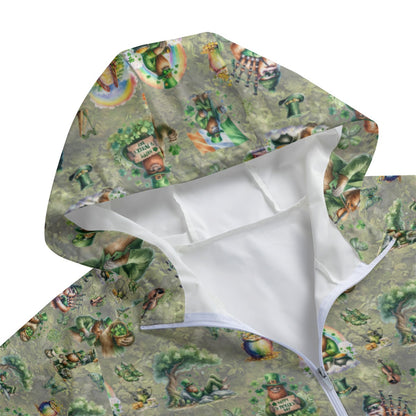 10 Bigfoot / Sasquatch Designs, Adult Windbreaker Long Jacket