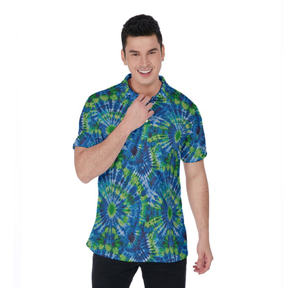 10 Tie Dye Designs, Men's Polo Shirts