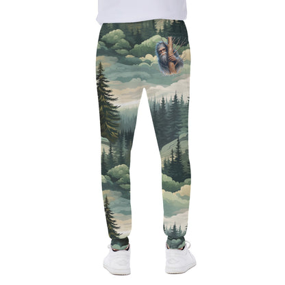 Hiding Bigfoot / Sasquatch in Woods, Men’s Sweatpants w/ Back Pocket