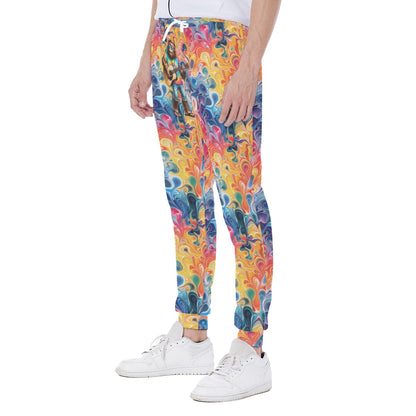 Hippie Bigfoot / Sasquatch, Men’s Sweatpants w/ Back Pocket