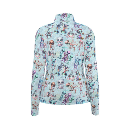 6 Alien Designs, Women’s Long Sleeve Thumbhole Jacket