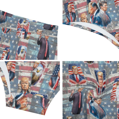 10 Donald Trump Designs, Men’s Polyester Triangle, Low Rise Underwear