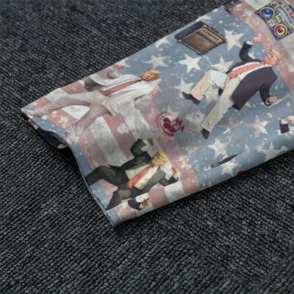 10 Donald Trump Designs, Men’s Raglan Sleeve Pajamas with Wide Ankles