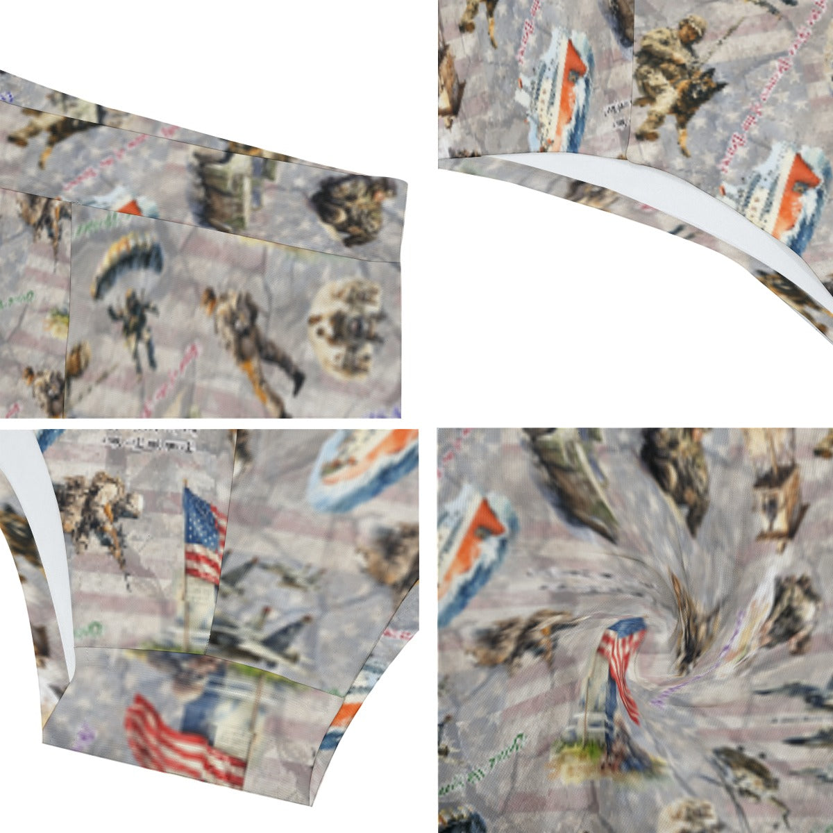 10 Misc Designs, Men’s Polyester Triangle, Low Rise Underwear