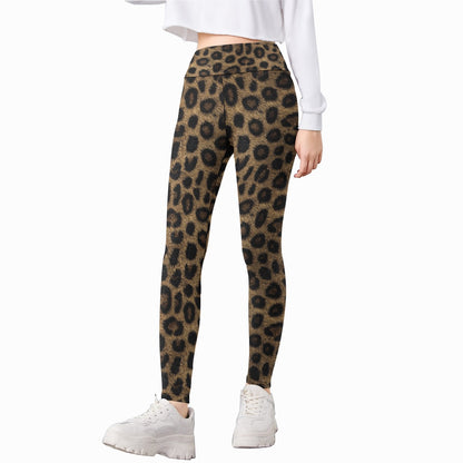 Leopard Skin, All-Over Print Kid's Leggings