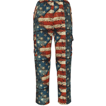 US Flag, Men’s Cargo Pants w/ Pockets