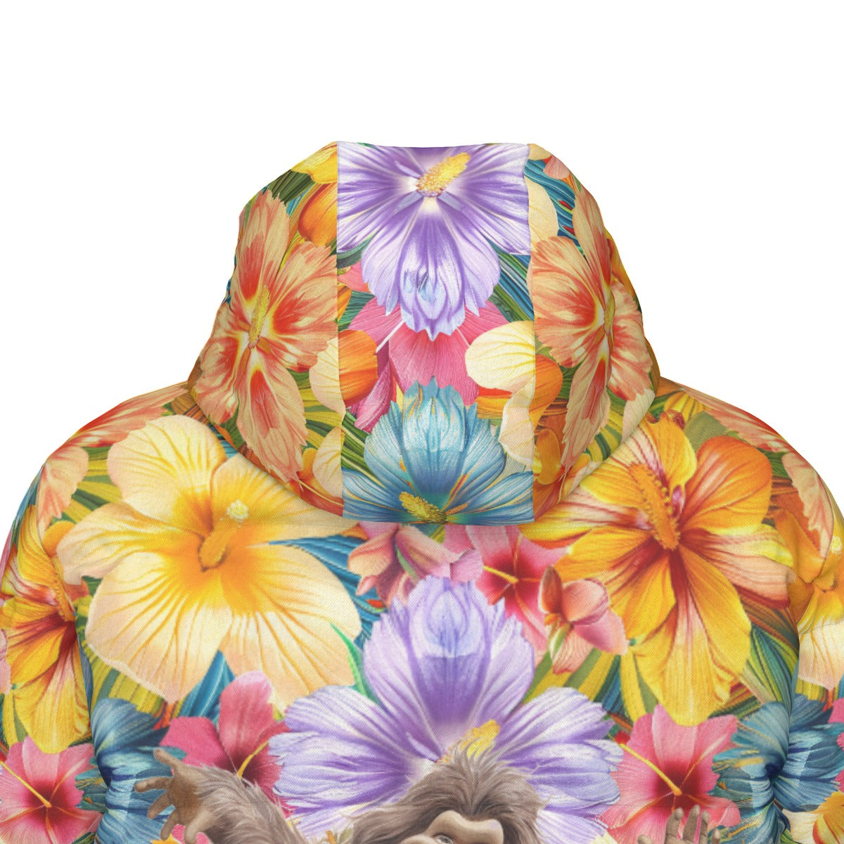 Hawaiian Bigfoot / Sasquatch Dance, Long Down Jacket / Coat