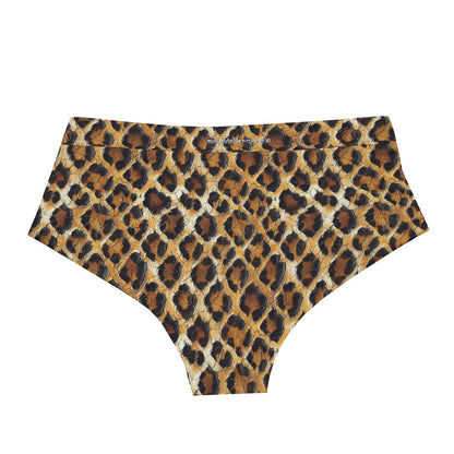 Leopard Skin, Men’s Polyester Triangle, Low Rise Underwear